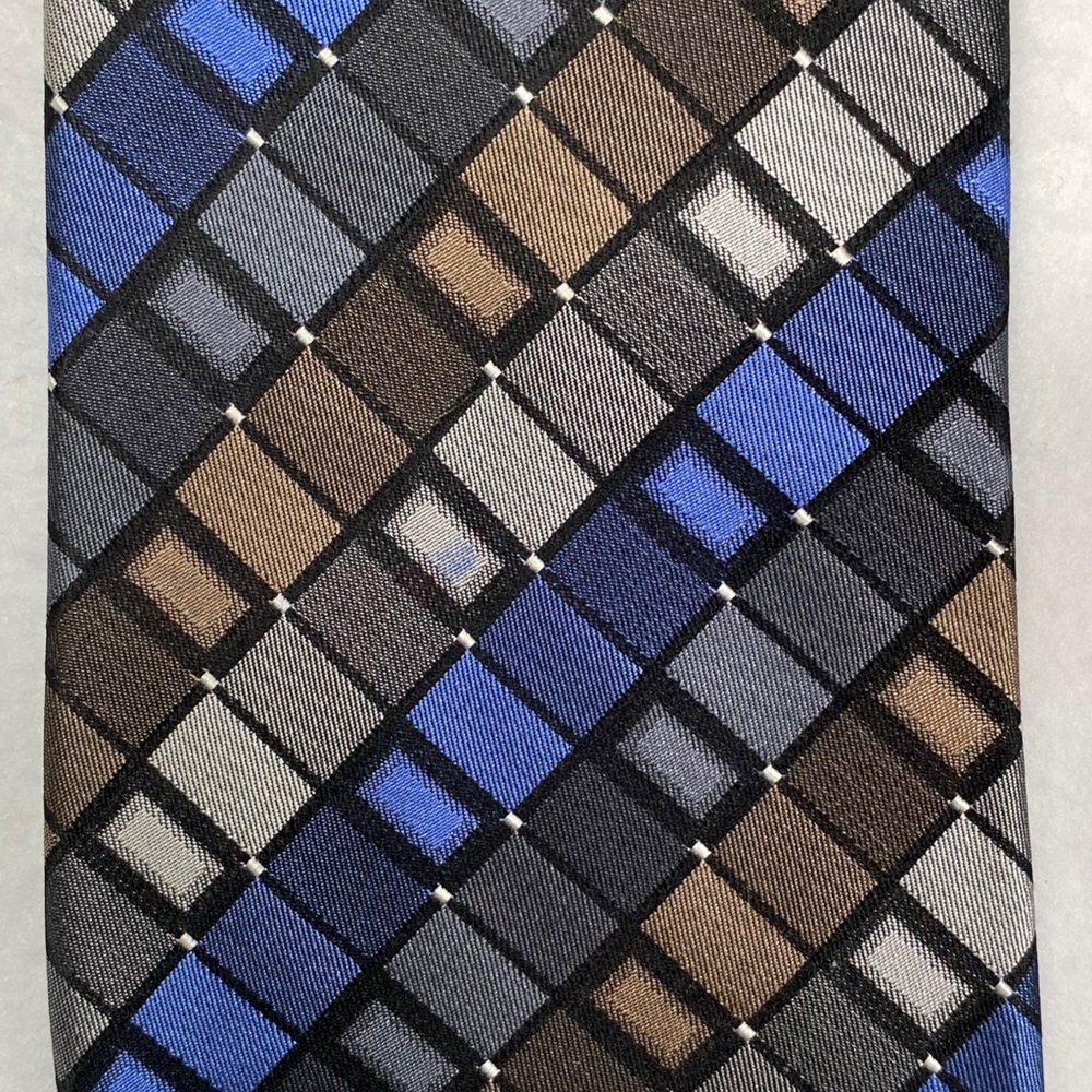 Stylish Geometric Patterned Ties Kenneth Cole - image 2